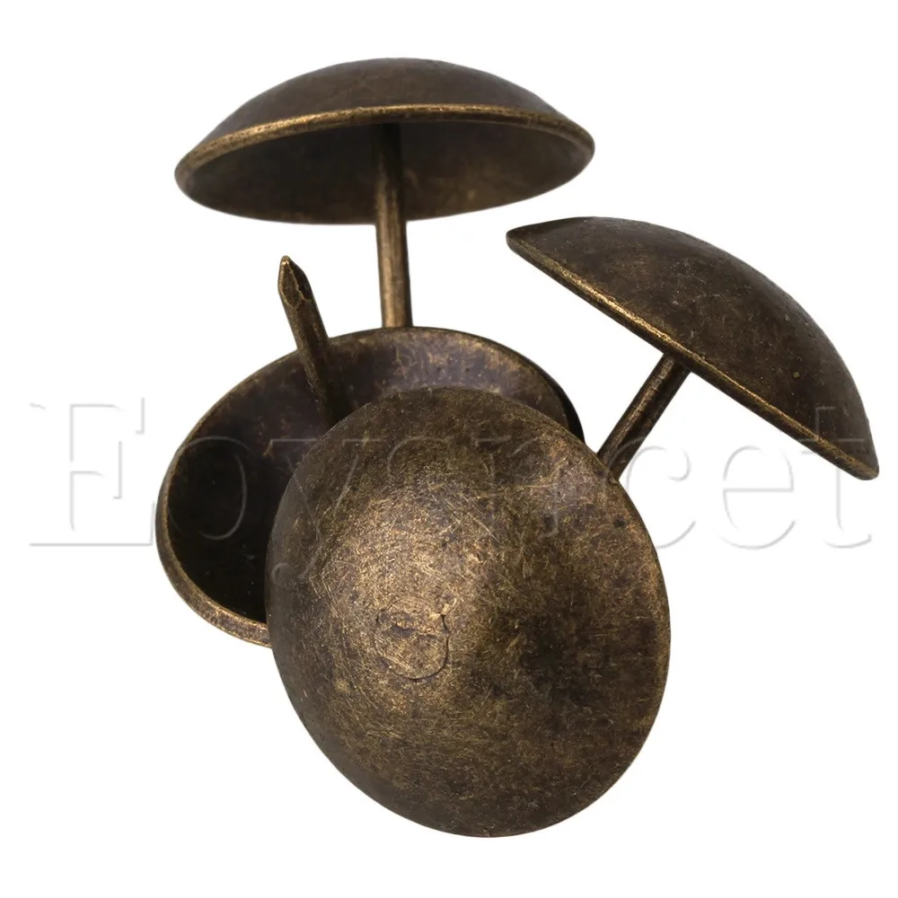 100 x винтажная искусственная декоративная мебель для ногтей заклепка бронзы