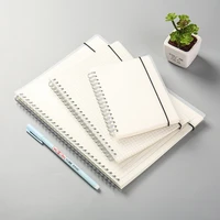 a5 a6 b5 spiral notebook simple pp cover transparent matte line grid blank dot notepad diary planner notebooks