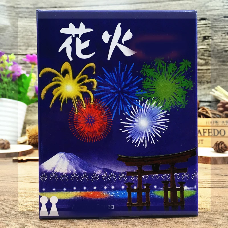 Настольная игра HANABI с карточками для 2 5 игроков легко играть в веселую игру