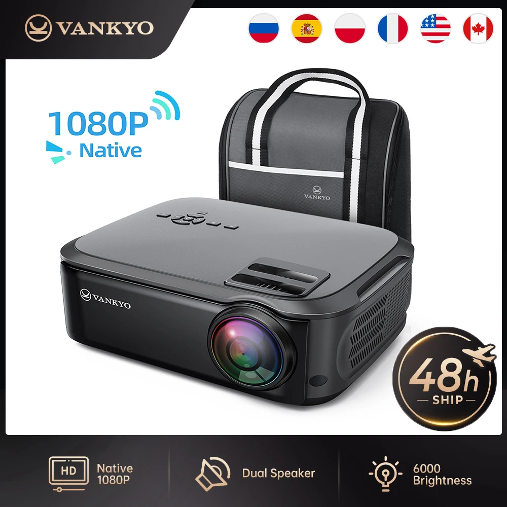 Проектор VANKYO Performance VF20MQ Native1080P дисплей 200 дюйма светодиодный проектор 50000 часов