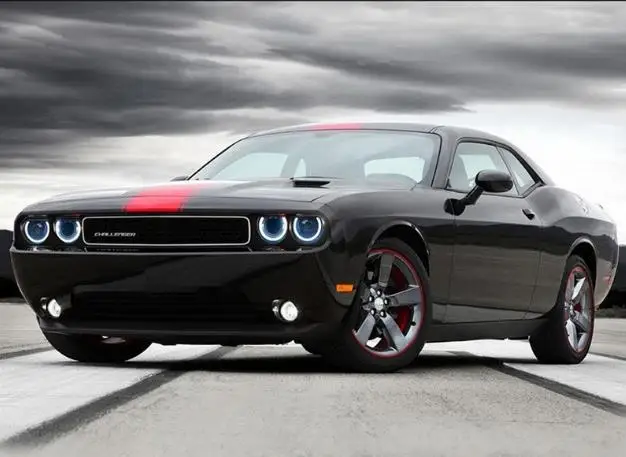 Светодиодный Halo проектор налобный фонарь для Dodge Challenger головной светильник 2008 2014