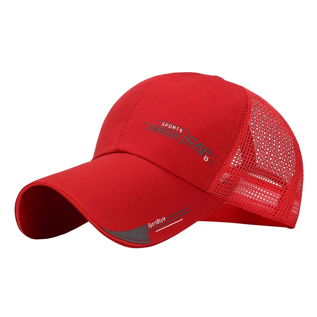 Бейсболка Snapback в стиле хип-хоп летняя дышащая сетчатая унисекс для мужчин и