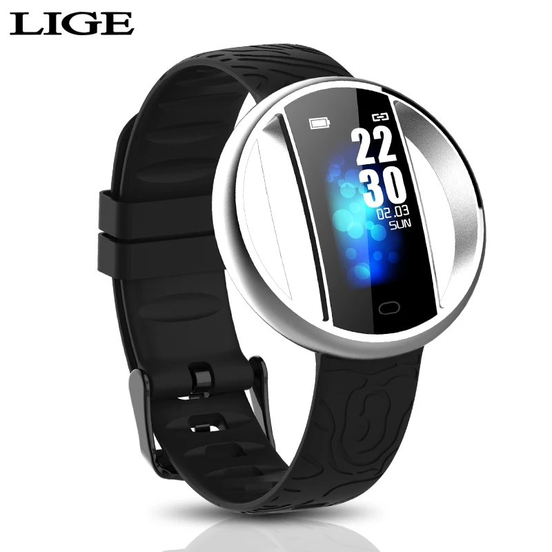 Новинка 2019 женские умные часы с серебристым металлическим корпусом модные