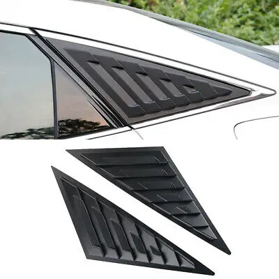 

Matte Black Exterior Rear Window Shutter Cover 2pcs for Toyota Avalon 2019-2020