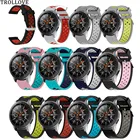 Силиконовый ремешок 22 мм для Samsung Gear S3 sport S2 Classic 20 мм ремешок для Galaxy Watch 46 мм 42 мм active huami amazfit bip huawei gt 2