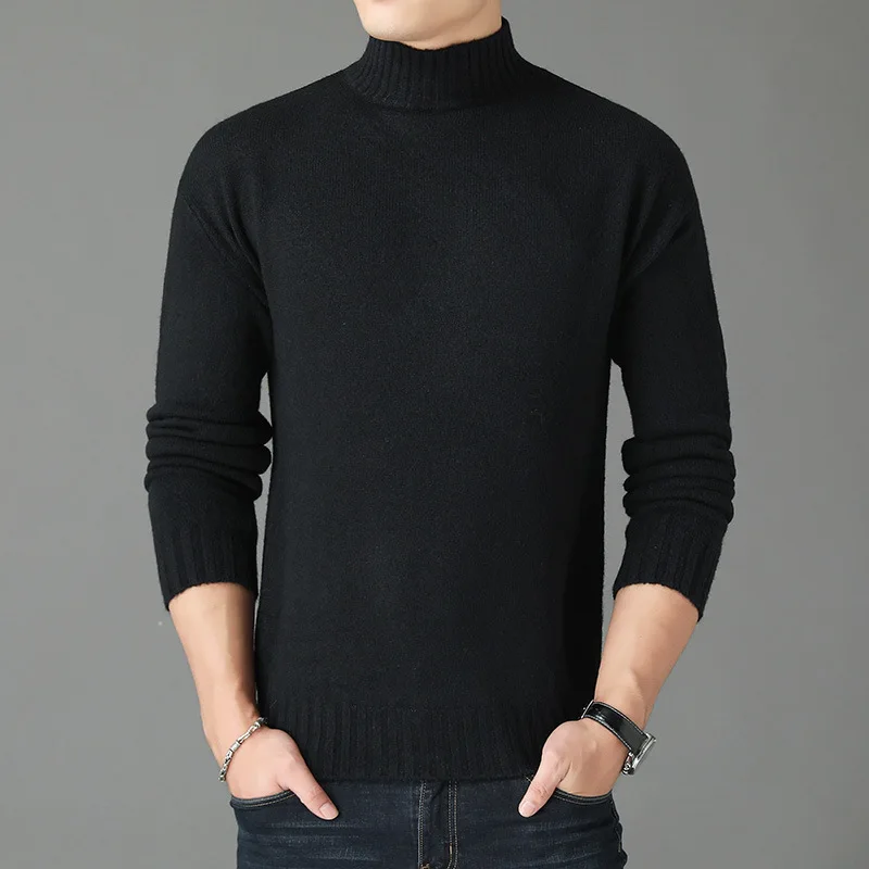 

New Fashion Casual Wool Sweater Striped Men Jersey Pullover Sweater Camisa Warm Cotton Top Clothes Dropshipping