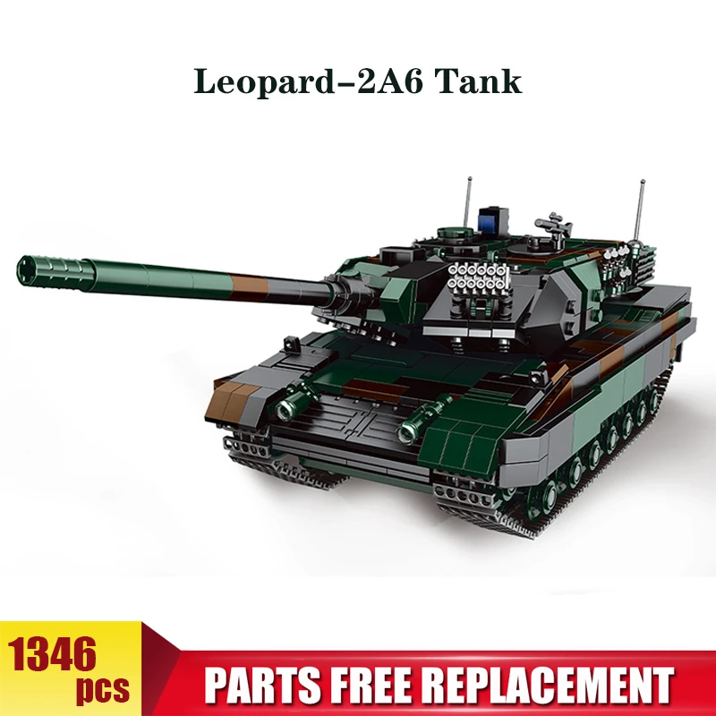 Xingbao 06040 Germay Leopard 2A6 главный боевой танк военная серия модель конструкторных