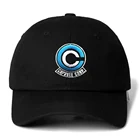 Чехол capsule corp. Бейсболка унисекс, хлопковая, с вышивкой, в стиле аниме