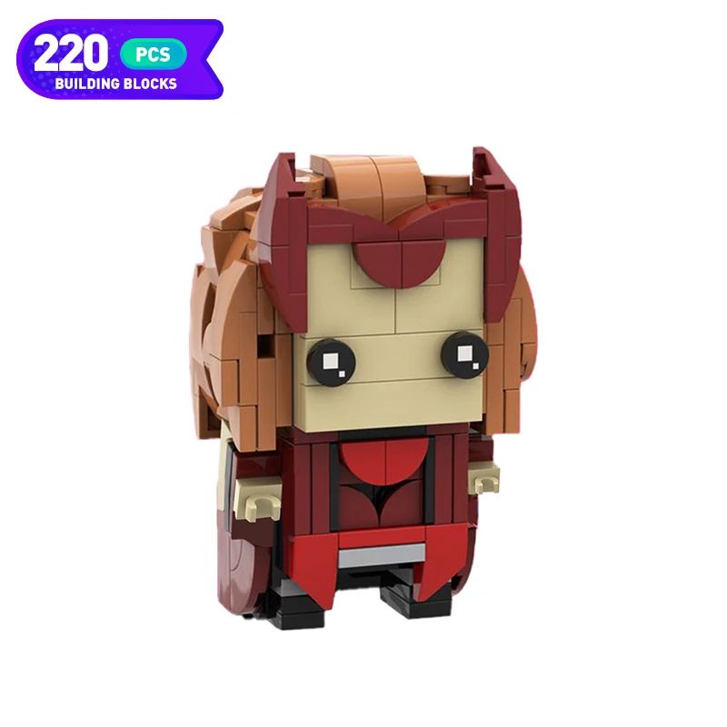 

Moc Scarleting Witched Classic Movie Series Brickheadz Anime Character Sterne Filme Building Block Figure Model Toys for Girls