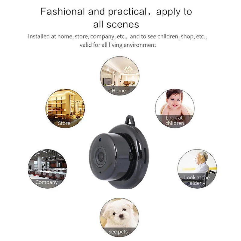 Vikewe Full HD 1080P мини беспроводная wi fi IP камера ночного видения видеокамеры наборы для