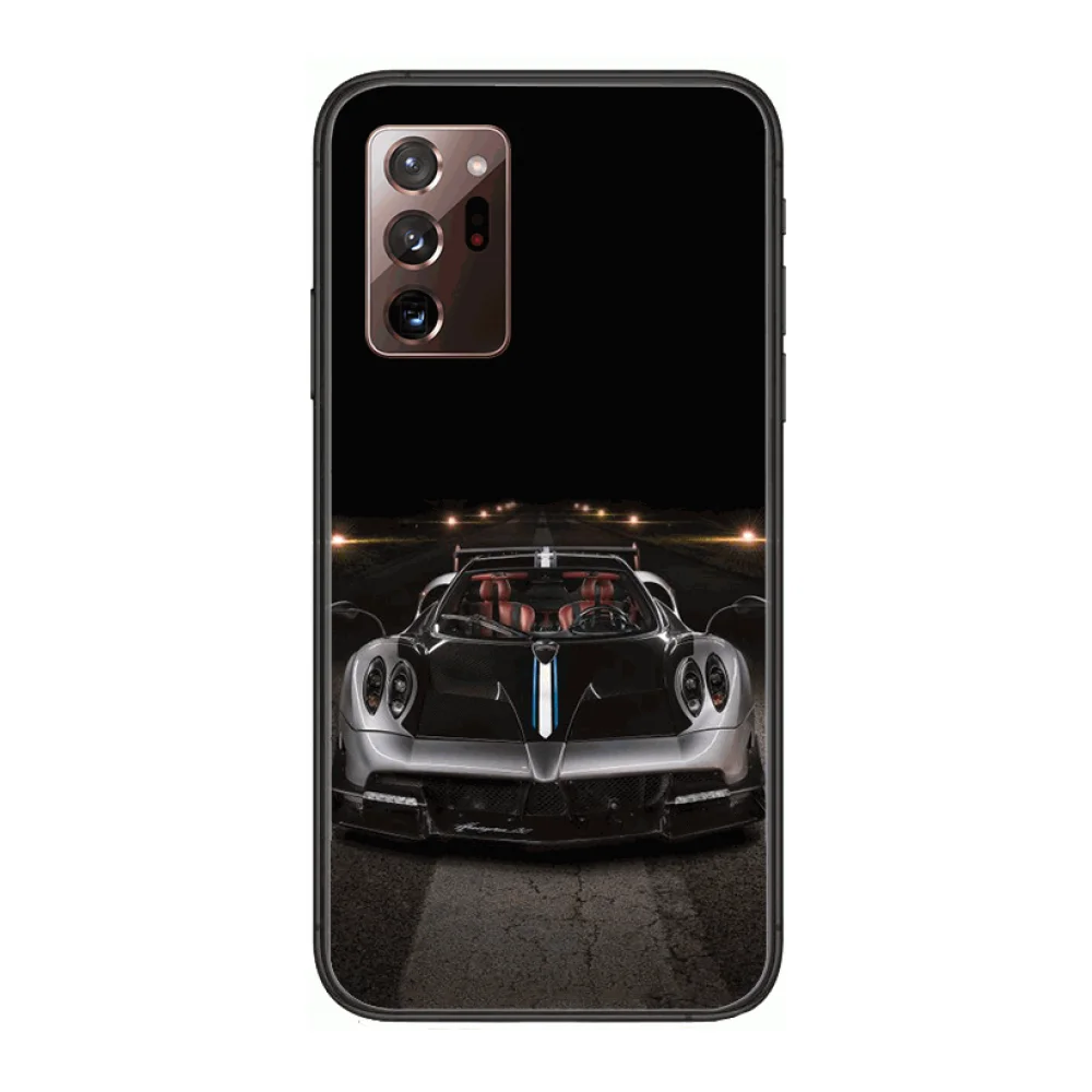 

Custom made Pagani Top sports car Supercar Phone case Phone Case cover hull For SamSung note20 10 9 8 4 pro plus black pr