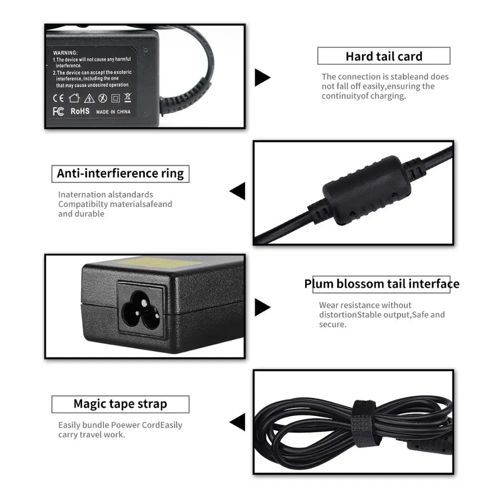 

18.5V 3.5A AC Adapter Power Supply Charger for HP Pavilion G6 G56 CQ60 DV6 G62 G70 G71 G72 2133 2533t 530 510 2230s 7.4*5.0mm