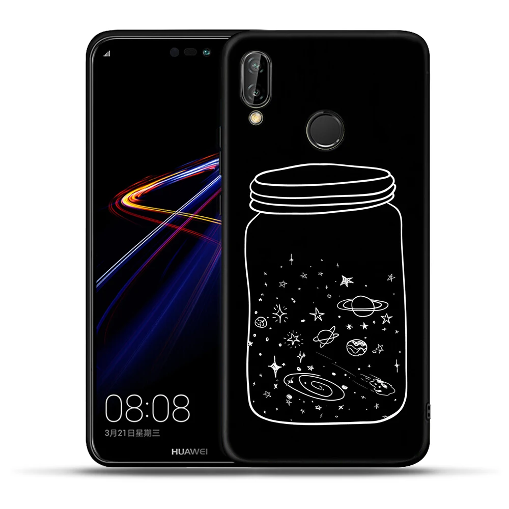 Милый мягкий силиконовый чехол с принтом планеты для Honor 8X 7A 7C 10 телефона Huawei Mate 20