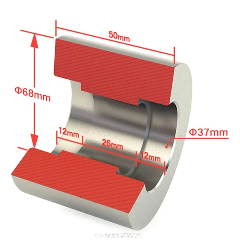 

Aluminum Belt Grinder Wheel 68X50mm Bearing Driving Wheels for Sanding Machine Woodworking Tool Au 20 Dropship