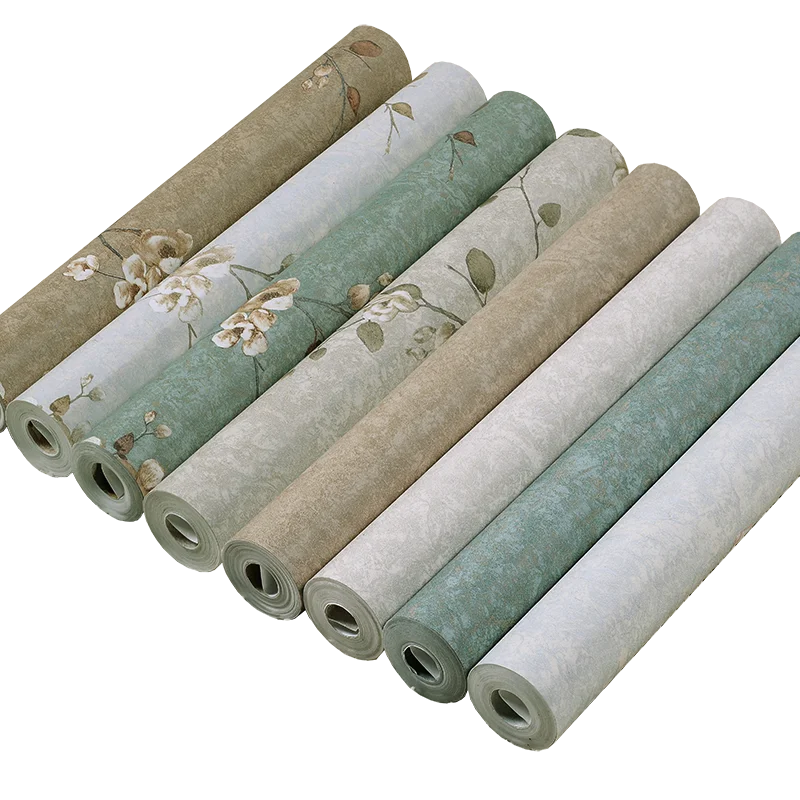 Американский кантри сад нетканые обои разбитые цветы Европейский стиль ретро