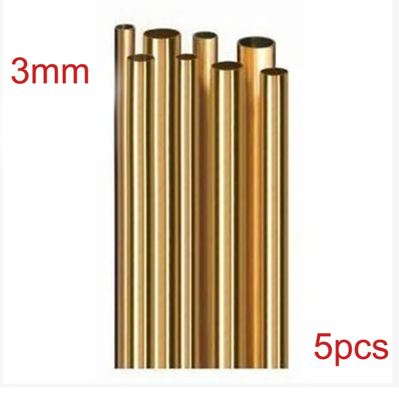 5 шт. RC лодка Модель преобразования аксессуары латунную трубку Медь трубы