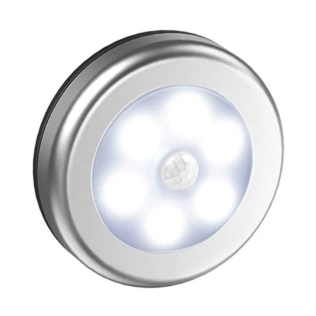 6 ПИР Инфракрасный светодиодный датчик движения ночной Светильник беспроводной