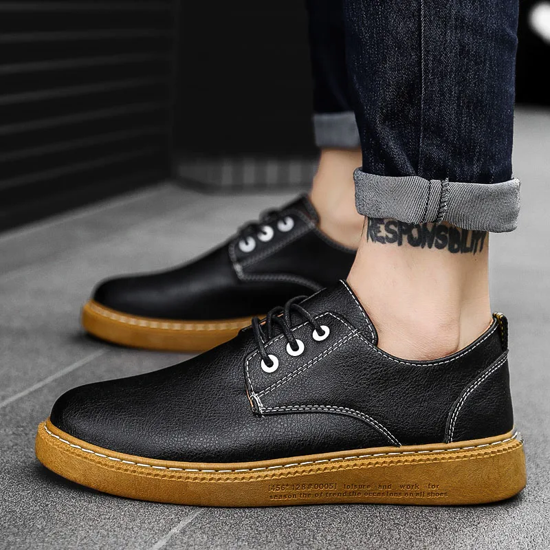 

lether sneaker 2020 Mens zapatos Moccasins men cuero casuales handmade sale skin white slip para for fashion casual mens male