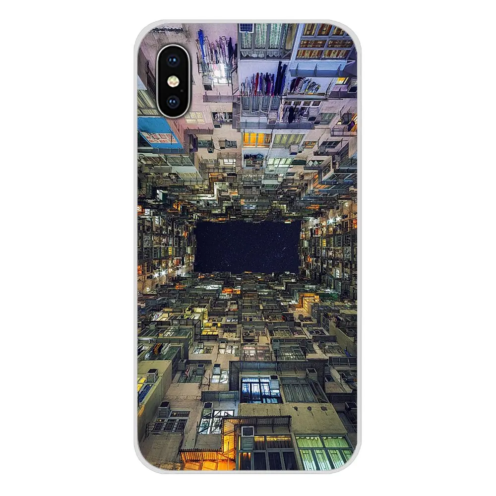 Для Motorola Moto x4 E4 E5 G5 G5S G6 Z Z2 Z3 G G2 G3 C Play Plus Hong Kong Sunset Skyscraper City Bay силиконовый чехол для