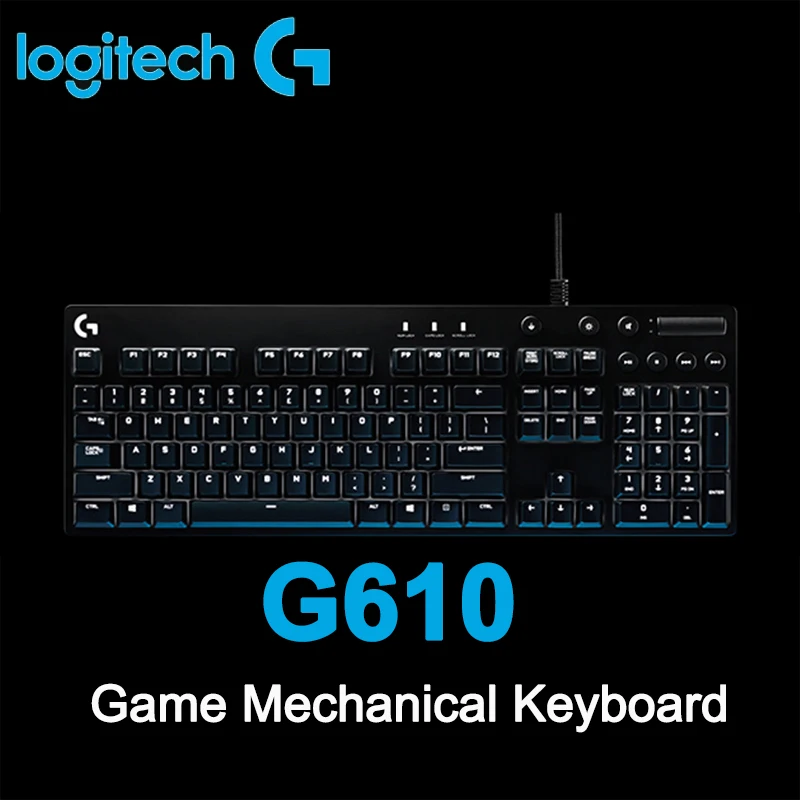 

Logitech Mechanical Gaming Keyboard G610 ORON MX Shaft Blue And Red Wired Backlit 104 Function Key Macro Multifunctional