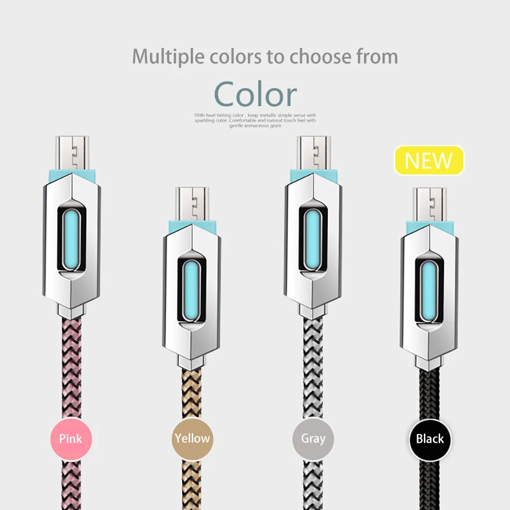 Микро USB кабель для быстрой зарядки передачи данных Xiaomi samsing Huawei Android мобильный