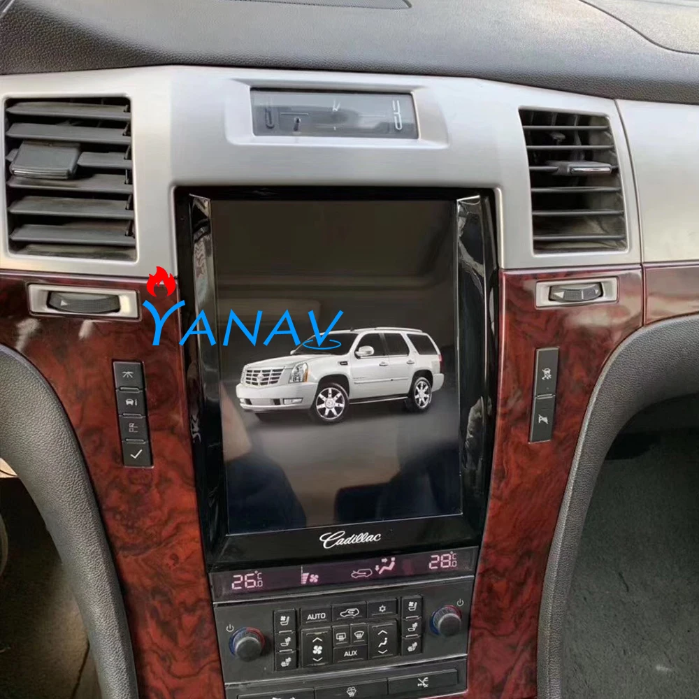 Автомобильный мультимедийный DVD-плеер с вертикальным экраном HD для Cadillac Escalade