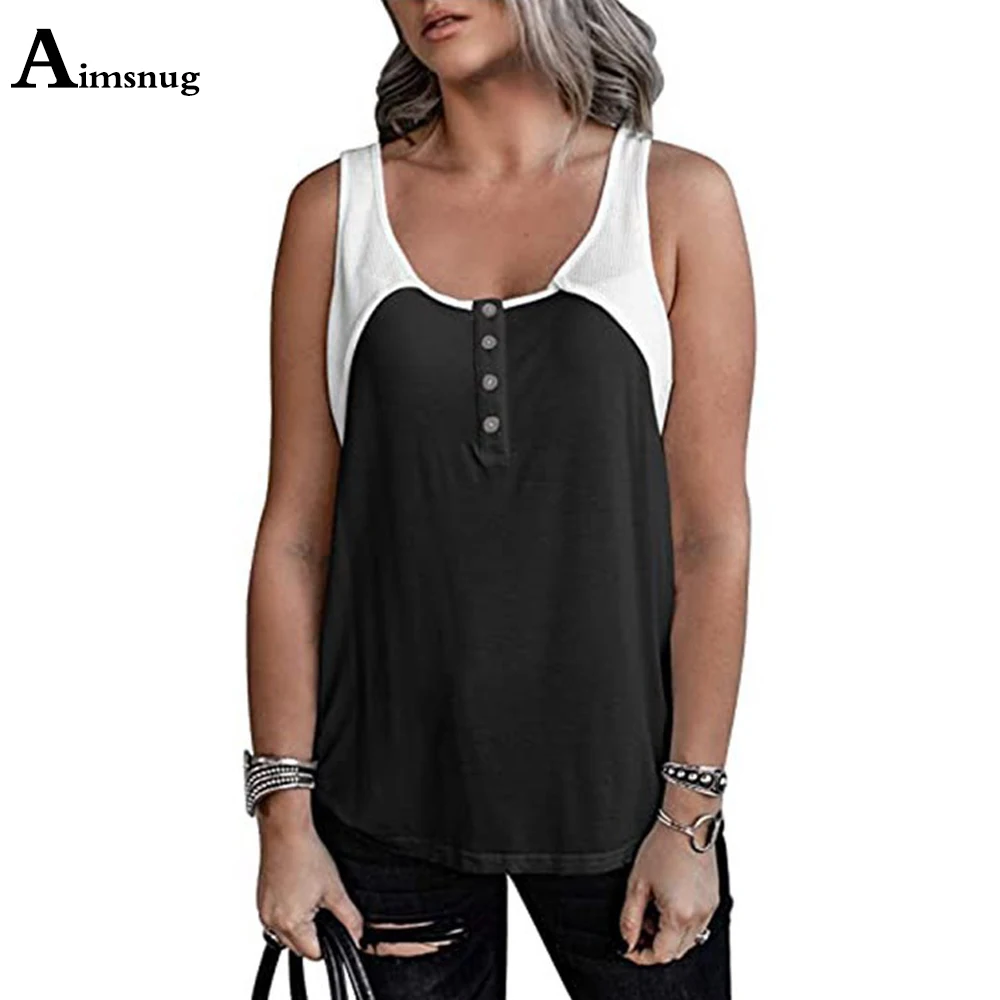 2021 Новое летнее в стиле пэчворк Повседневный Топ на бретельках однобортная