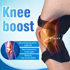 Комбинированный наколенник, дышащая Нескользящая подтяжка, облегчение боли при наколеннике, силовой стабилизатор весны, усилитель колена, спорт