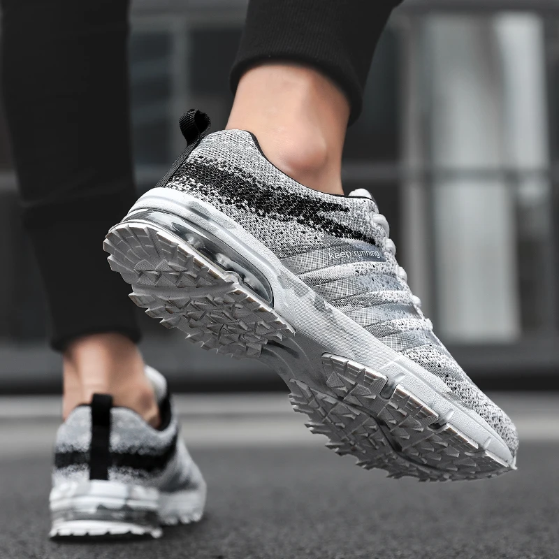

Sneakers Men Mesh Breathable Running Sport Shoes Light Casual Shoes Athletic Zapatillas Hombre