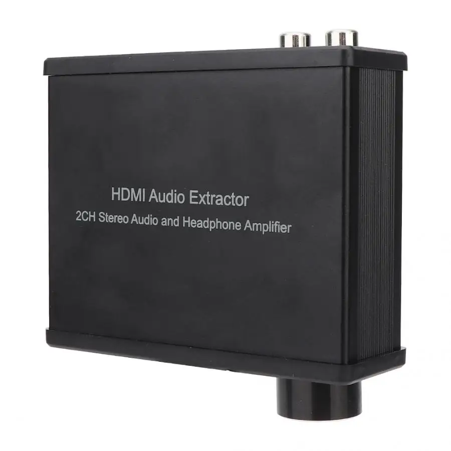 HDMI аудио экстрактор 2CH стерео усилитель для наушников металлический корпус
