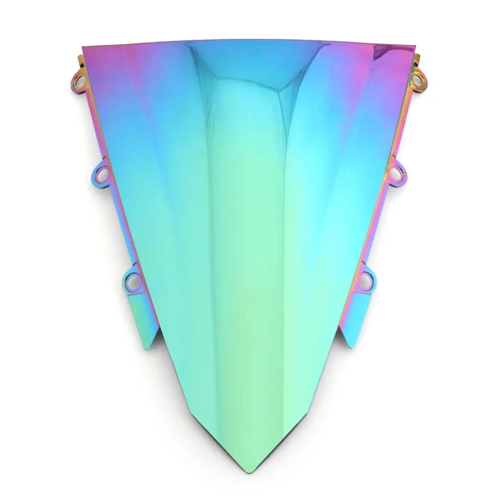 Лобовое стекло мотоцикла иридиевое лобовое черное с болтами винтами крепежными