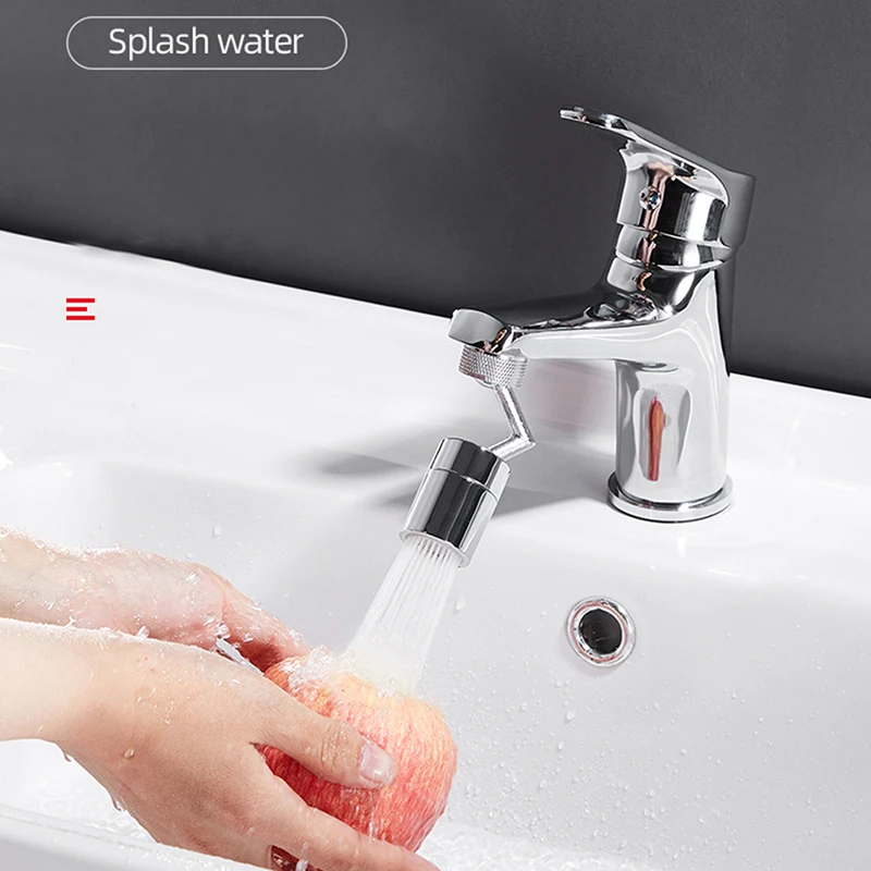 

1pc Universal Splash Filter Faucet 720 Rotate Water Outlet Faucet Extender Bubbler