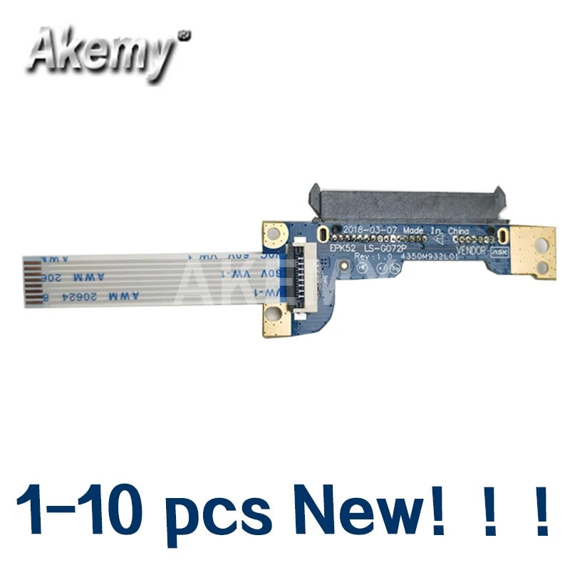 

1-10 pcs Akmey NEW For HP 15-DA 15-DB HDD HARD DRIVE CONNECTOR CABLE BOARD LS-G072P 435OM932L01 Free Cable