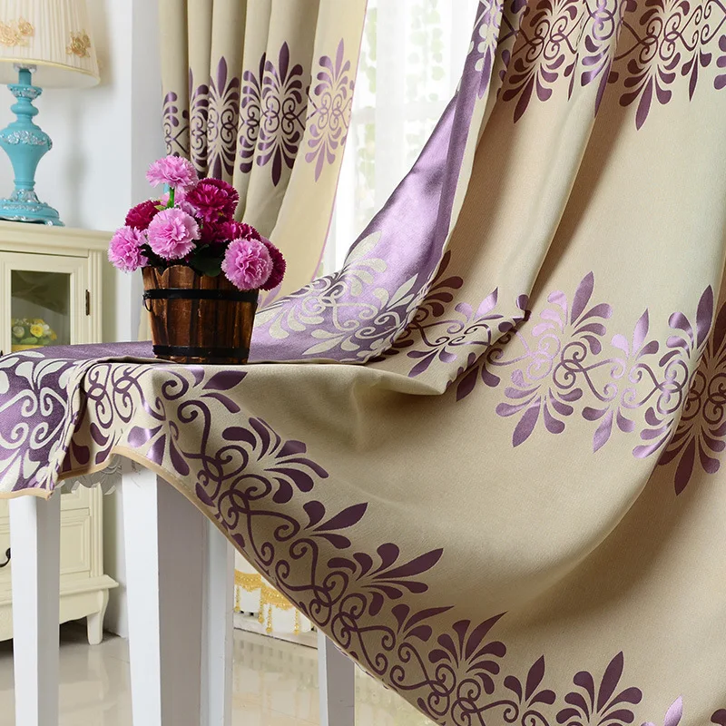 Новые европейские шторы для гостиной столовой спальни льняные жаккардовые