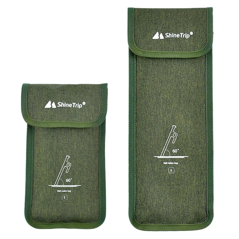 

1Pcs 20cm/30cm Floor Nail Storage Bag Outdoor Camping Pegs Rope Wind Ground