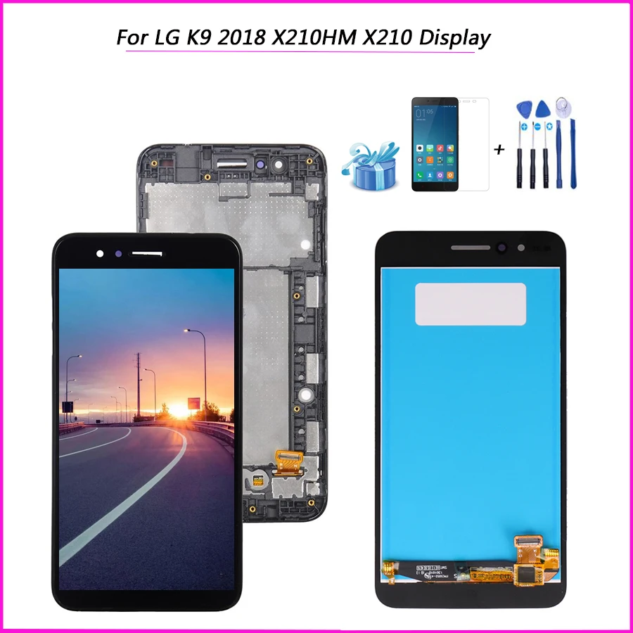 Новый протестированный для LG K9 2018 X210EM X210K X210L X210S X210E X210NMW X210BMW ЖК дисплей кодирующий