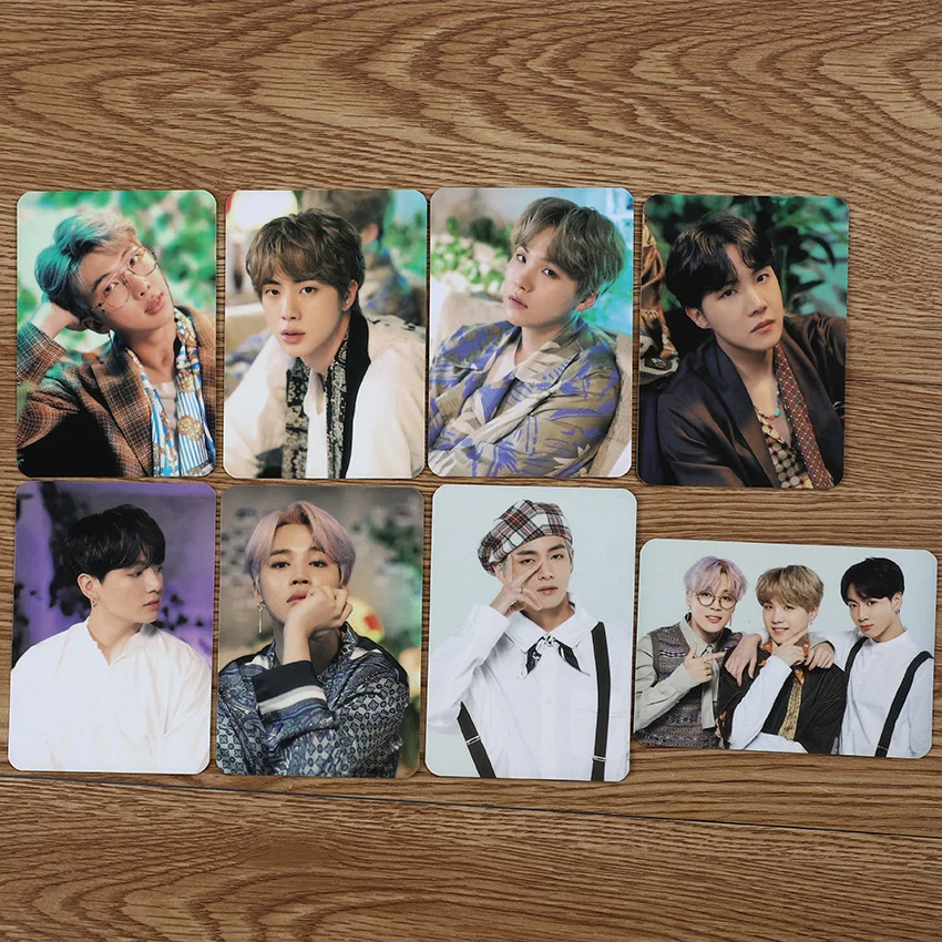 Южно корейские группы K POP Bangtan Boys плакат LOVE Yourself фото карты ломо HD Фотокарта