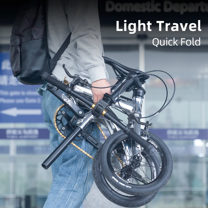 Велосипед ROCKBROS складной 14/16/20 скоростей с V-тормозом детский для мужчин городской