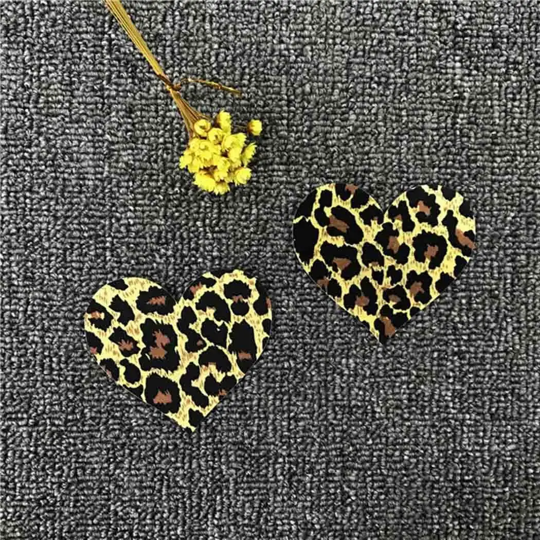 Леопардовая наклейка на груди женское сексуальное белье одноразовое