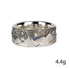Унисекс уникальное кольцо для мужчин и женщин, простые геометрические стразы, кольцо с неровным самолетом, модные украшения для мужчин и женщин