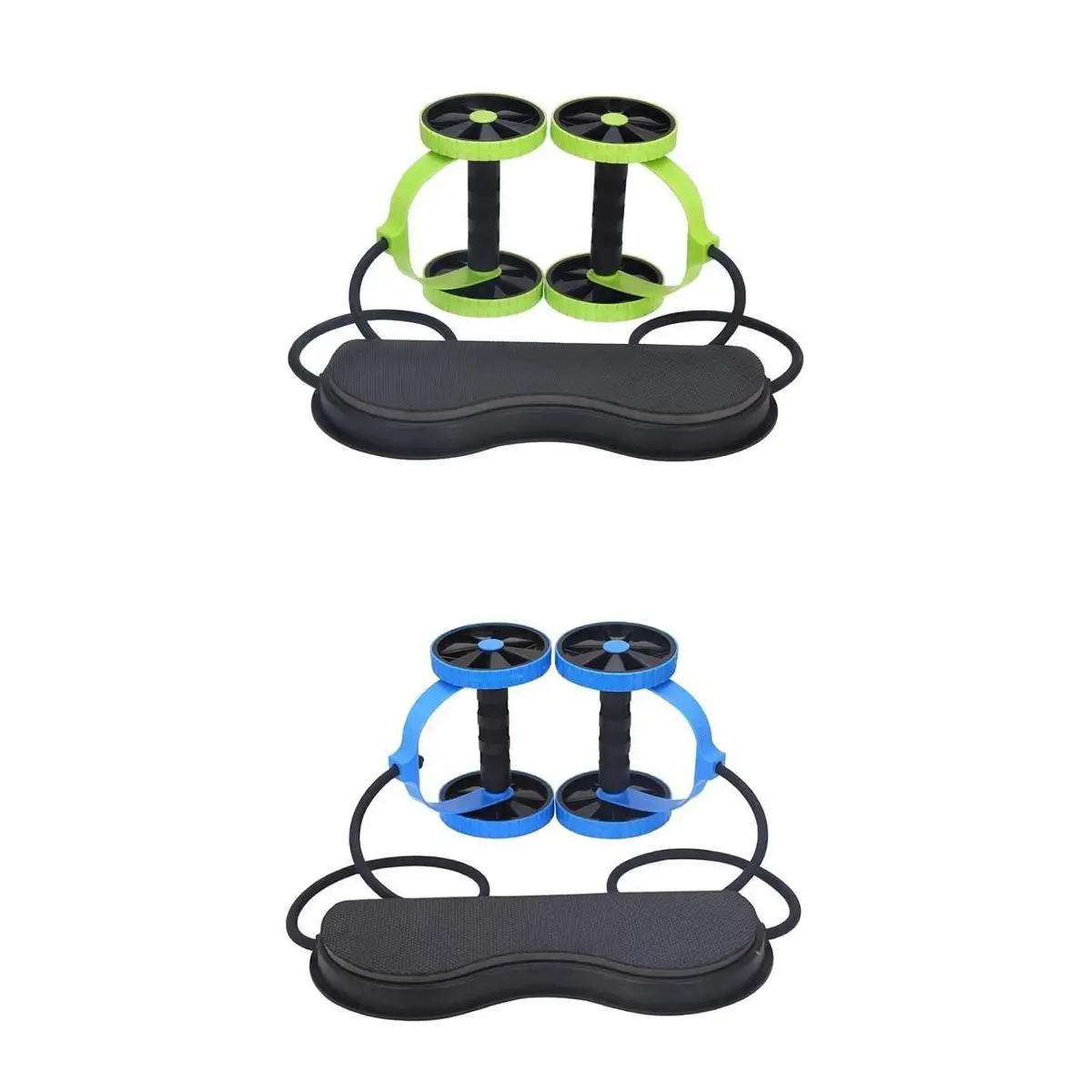 2 шт. двойной ролик для пресса колеса похудения тренажер мышц брюшного с