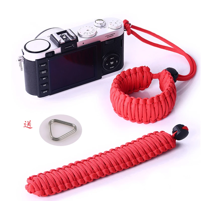 Ремешок на запястье для камеры Canon EOS R5 R6 RP 5DII 5D3 5DIV 6DII 80D 90D 770D 800D 250D SL3 SL2 плетеный