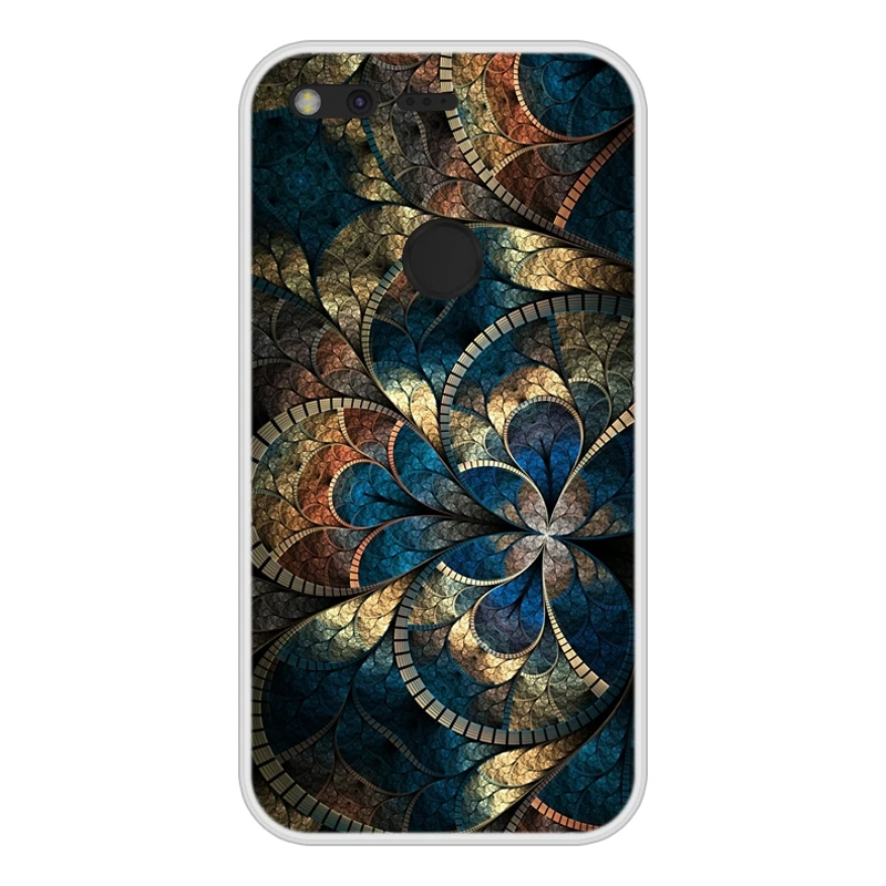 Чехол для Google Pixel XL Мягкий Силиконовый ТПУ шикарный рисунок с рисунком чехлы