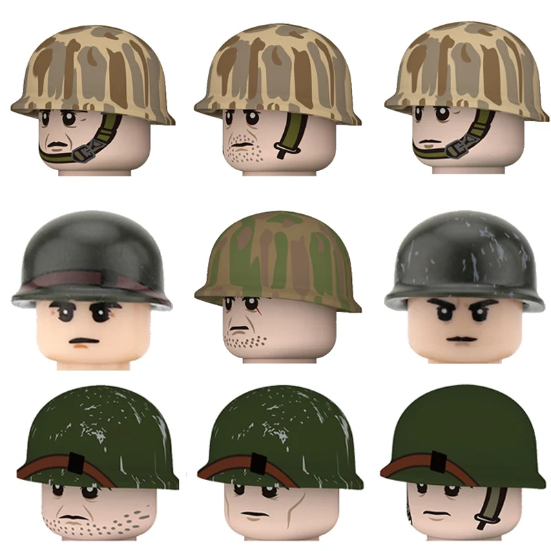 Горячая WW2 морской пехоты США Солдат строительные блоки военные пехотный Танк