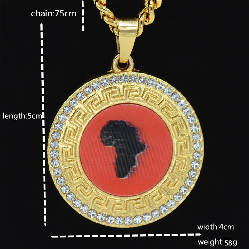 Модные очаровательные африканские ювелирные изделия в стиле хип-хоп для женщин и