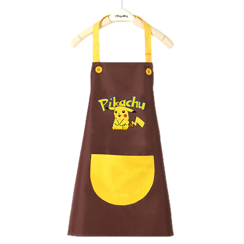 

TAKARA TOMY apron waterproof and stainproof clothes Pokemon Pikachu cartoon character children's clothing protective cover gift