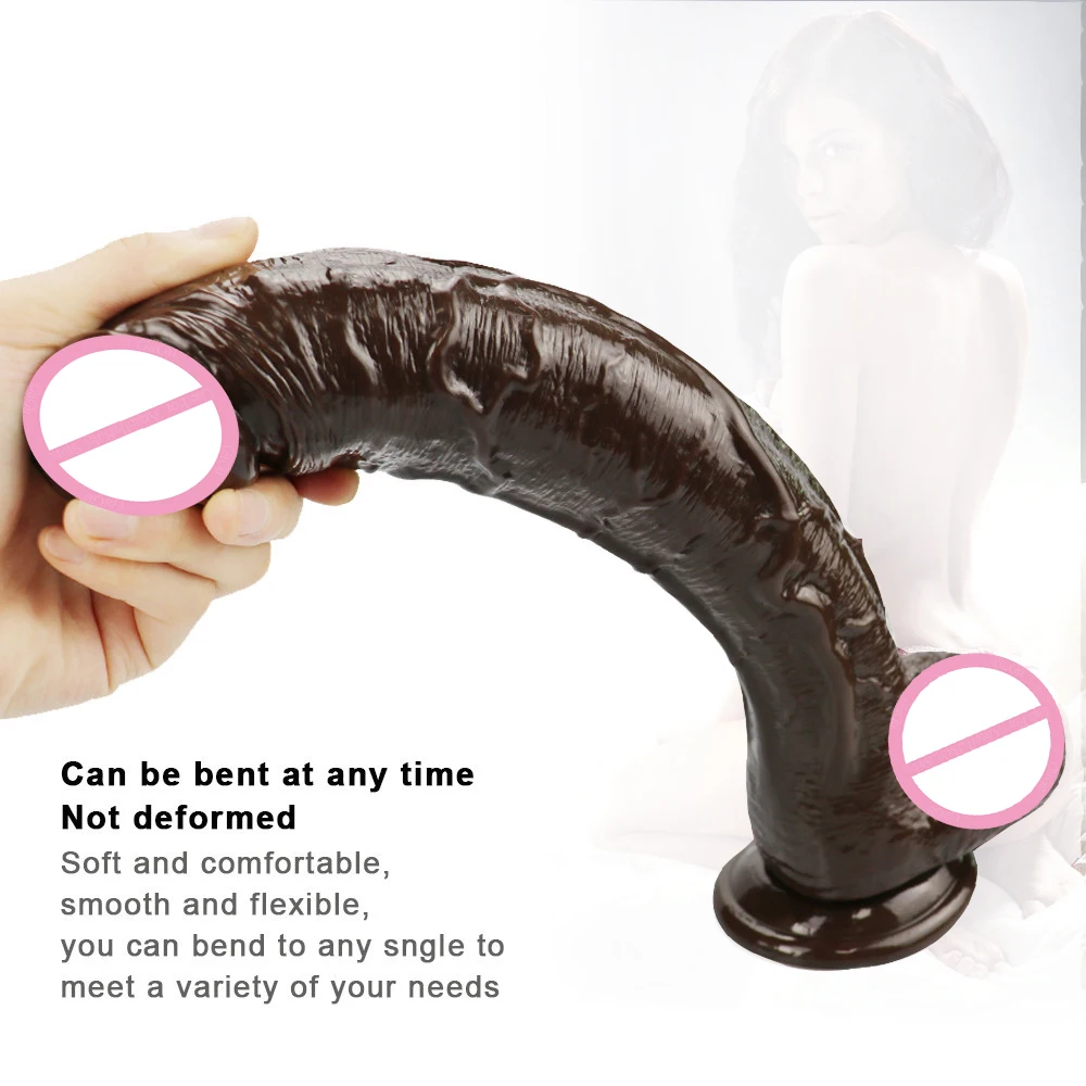 GaGu огромный коричневый фаллоимитатор 12 2 дюйма супер большой член Анальная