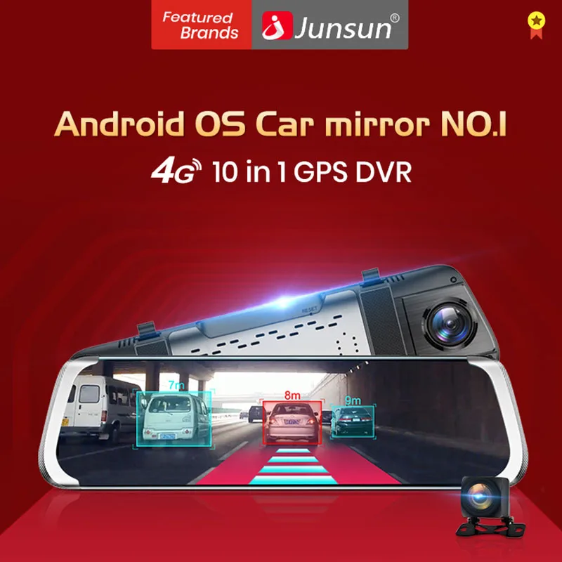 Junsun A930 ADAS 4G регистратор автомобильные видеорегистратор Камера Зеркало видео