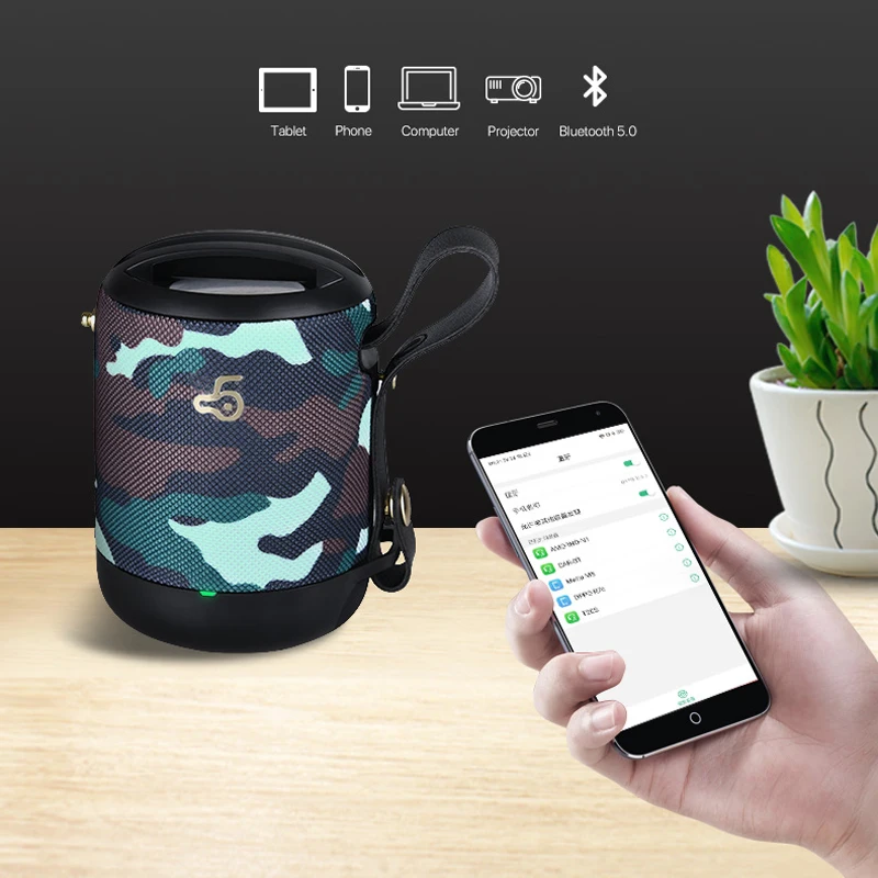 YUNAO Bluetooth динамик Портативный беспроводной громкий s для мобильного телефона