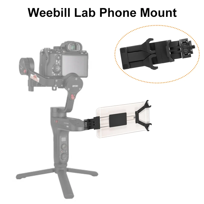 Держатель телефона для Zhiyun Weebill Lab Crane 3 LAB Hohem iSteady Pro Feiyu G6 Gimbal Viewfinder смартфона